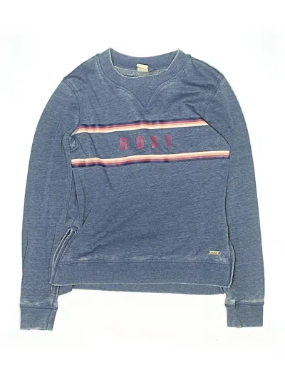 Pre-owned Roxy Kids' Sweatshirt In Blue