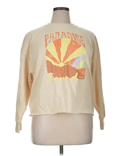 Pre-owned Roxy Sweatshirt In Brown