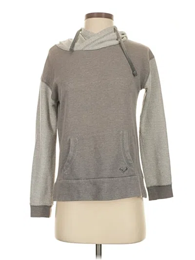Pre-owned Roxy Sweatshirt In Gray