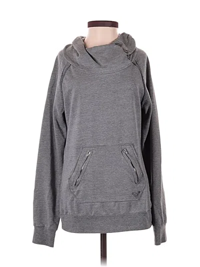Pre-owned Roxy Sweatshirt In Gray