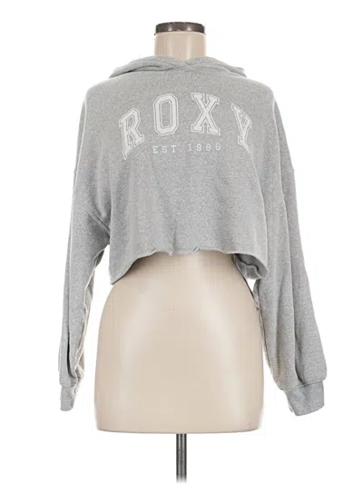 Pre-owned Roxy Sweatshirt In Gray