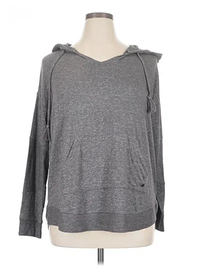 Pre-owned Roxy Sweatshirt In Gray