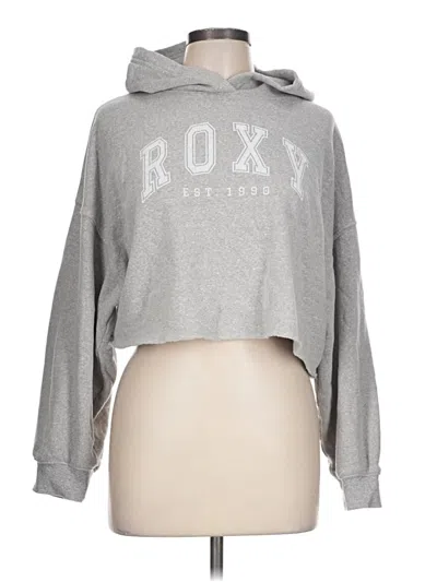 Pre-owned Roxy Sweatshirt In Gray