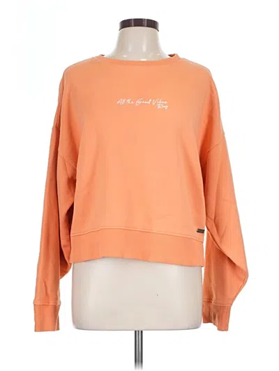 Pre-owned Roxy Sweatshirt In Orange