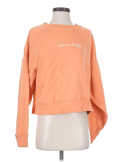 Pre-owned Roxy Sweatshirt In Orange
