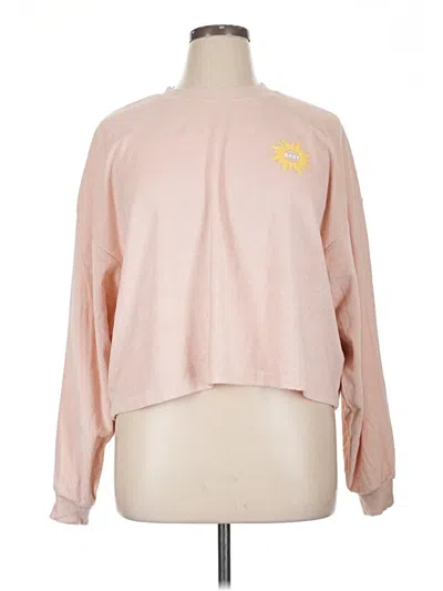 Pre-owned Roxy Sweatshirt In Pink