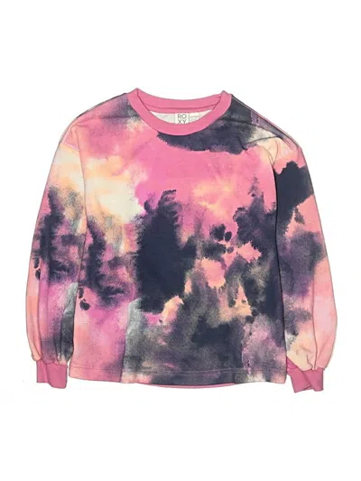 Pre-owned Roxy Kids' Sweatshirt In Pink