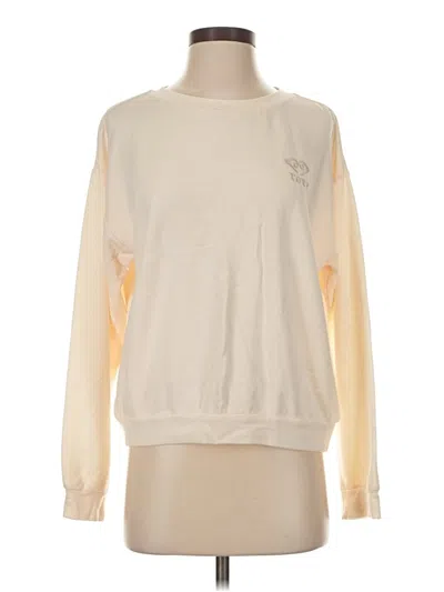 Pre-owned Roxy Sweatshirt In White