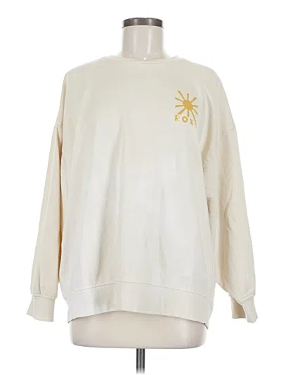 Pre-owned Roxy Sweatshirt In White