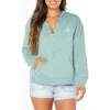 Roxy Sweet Rhythm Fleece Zip Hoodie In Blue