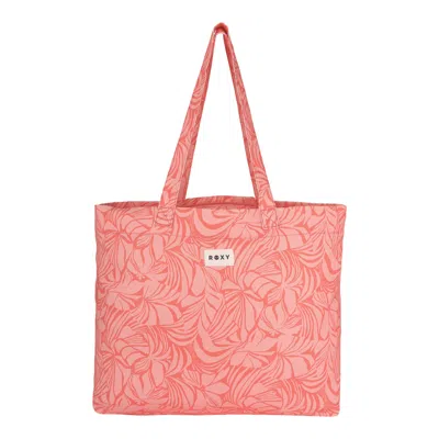 Roxy Sweeter Than Honey Tote Bag In Surfside Sugar Coral