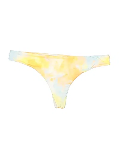 Pre-owned Roxy Swimsuit Bottoms In Yellow
