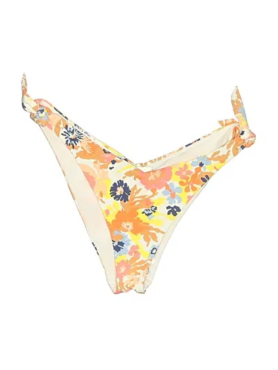 Pre-owned Roxy Swimsuit Bottoms In Yellow