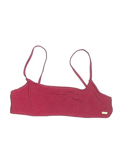 Pre-owned Roxy Swimsuit Top Burgundy Swimwear