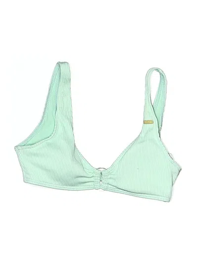 Pre-owned Roxy Swimsuit Top Green Swimwear