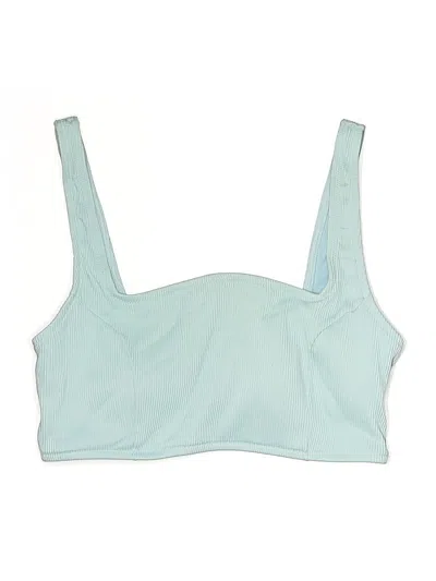 Pre-owned Roxy Swimsuit Top Teal Swimwear