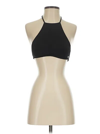 Pre-owned Roxy Tank Top Black Halter Neckline Tops