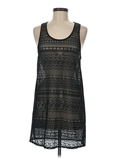 Pre-owned Roxy Tank Top Black Square Neckline Tops