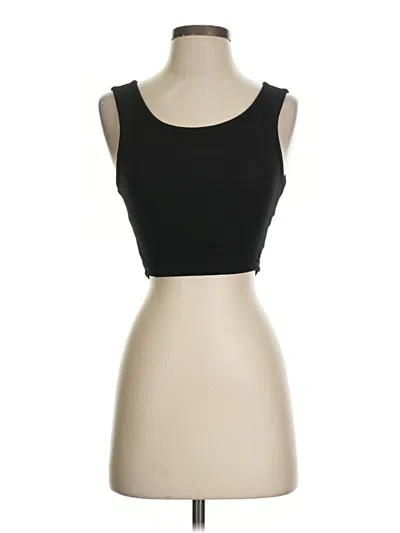Pre-owned Roxy Tank Top Black Strapless Neckline Tops