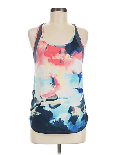 Pre-owned Roxy Tank Top Blue Halter Neckline Tops