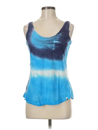 Pre-owned Roxy Tank Top Blue Strapless Neckline Tops