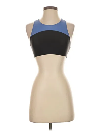 Pre-owned Roxy Tank Top Blue Strapless Neckline Tops