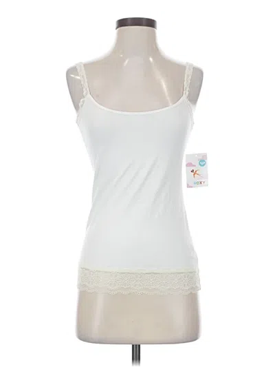 Pre-owned Roxy Tank Top Ivory Sweetheart Neckline Tops