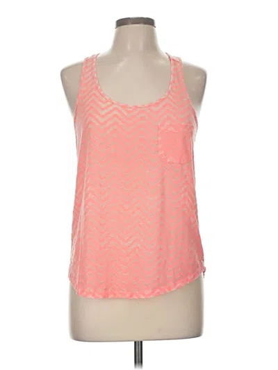 Pre-owned Roxy Tank Top Orange Halter Neckline Tops