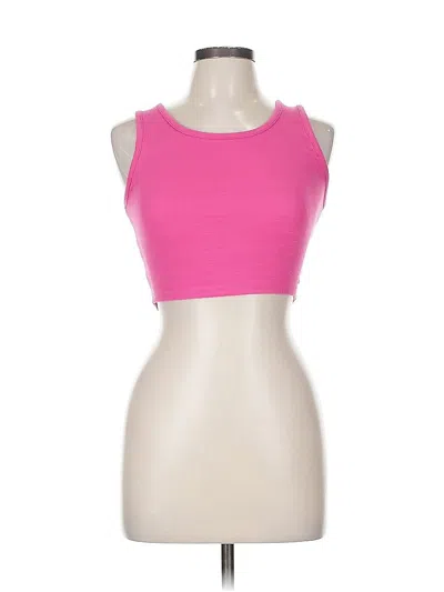 Pre-owned Roxy Tank Top Pink Strapless Neckline Tops
