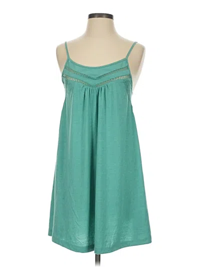 Pre-owned Roxy Tank Top Teal Strapless Neckline Tops