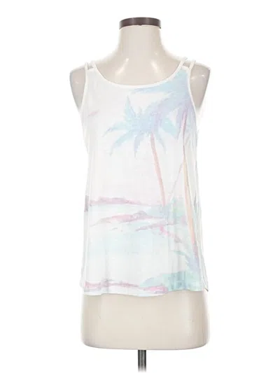Pre-owned Roxy Tank Top White Halter Neckline Tops