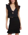Roxy Tell Me Skirt In Anthracite In Black