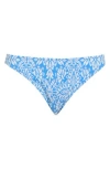 Roxy Tile Tranquility Hipster Bikini Bottoms In Blue