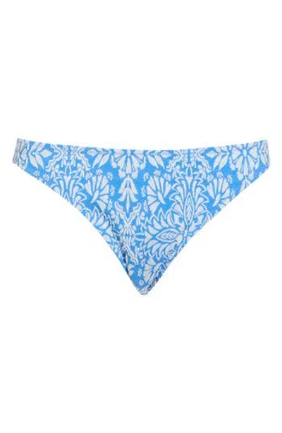 Roxy Tile Tranquility Hipster Bikini Bottoms In Blue