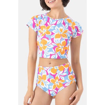 ROXY ROXY TOPANGA CANYON CROP RASHGUARD