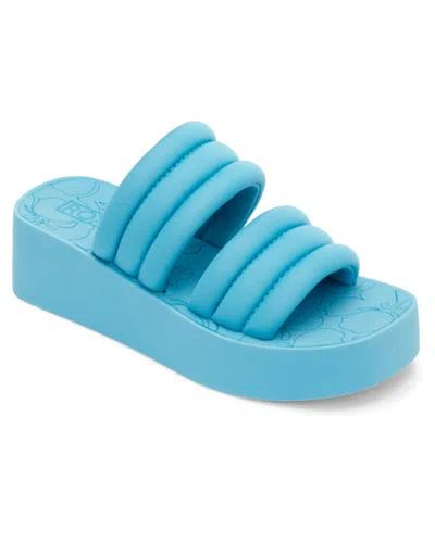 Roxy Totally Tubular Sandal In Blue