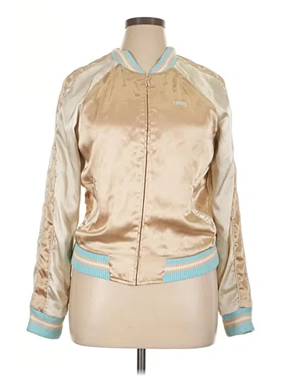 Pre-owned Roxy Track Jacket In Gold