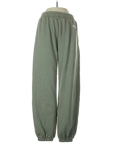 Pre-owned Roxy Track Pants In Green