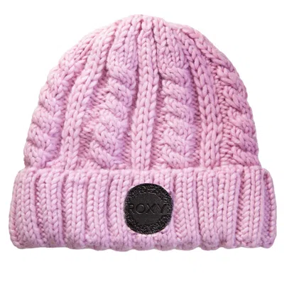 Roxy Tram Beanie In Pastel Lavender