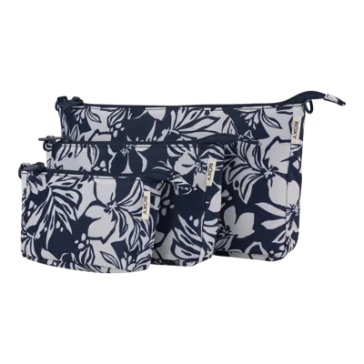 Roxy Travel Pouch Set In Oceanside