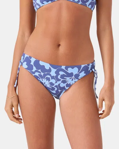 Roxy Tropic Drift Lace Hipster Full Bikini Bottom In Blue