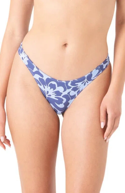 Roxy Tropical Drift Scrunch Bikini Bottoms In Multi