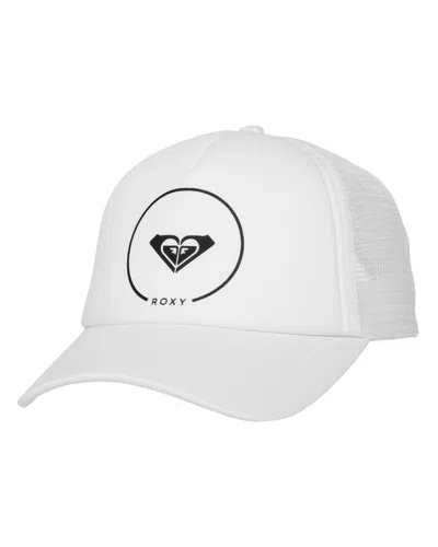 Roxy Truckin Trucker In White