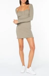 Roxy Twin Flame Minidress & Shrug Set In Black