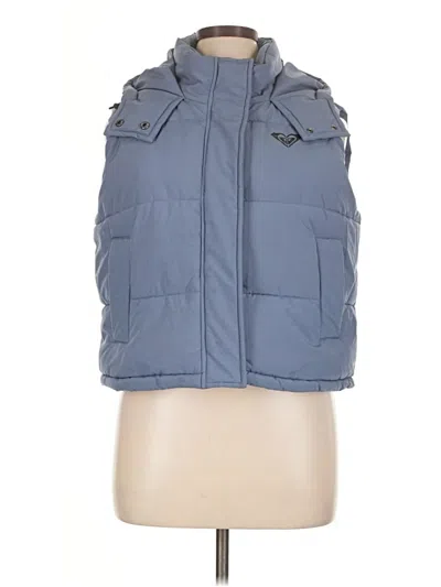 Pre-owned Roxy Vest In Blue