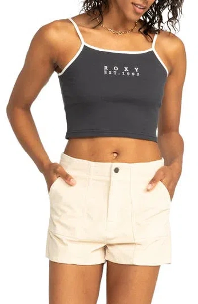 Roxy Vintage Crop Tank In Neutral
