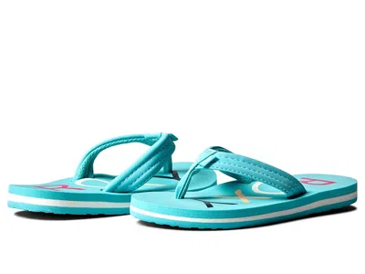Roxy Vista Iii (little Kid/big Kid) Girl's Shoes Light Blue : 3 Little Kid M, Textile