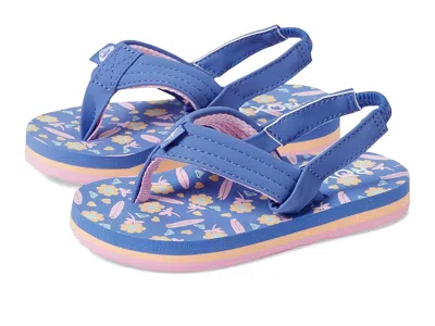 Roxy Vista Loreto Girls Shoes Blue/pink : 5 Big Kid M, Synthetic In Multi