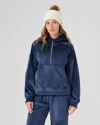 Roxy Vivi Bonded Pullover In Blue