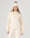 Roxy Vivi Bonded Pullover In White